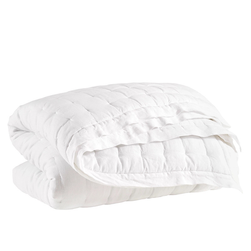 Lush Linen White Puff | Annie Selke