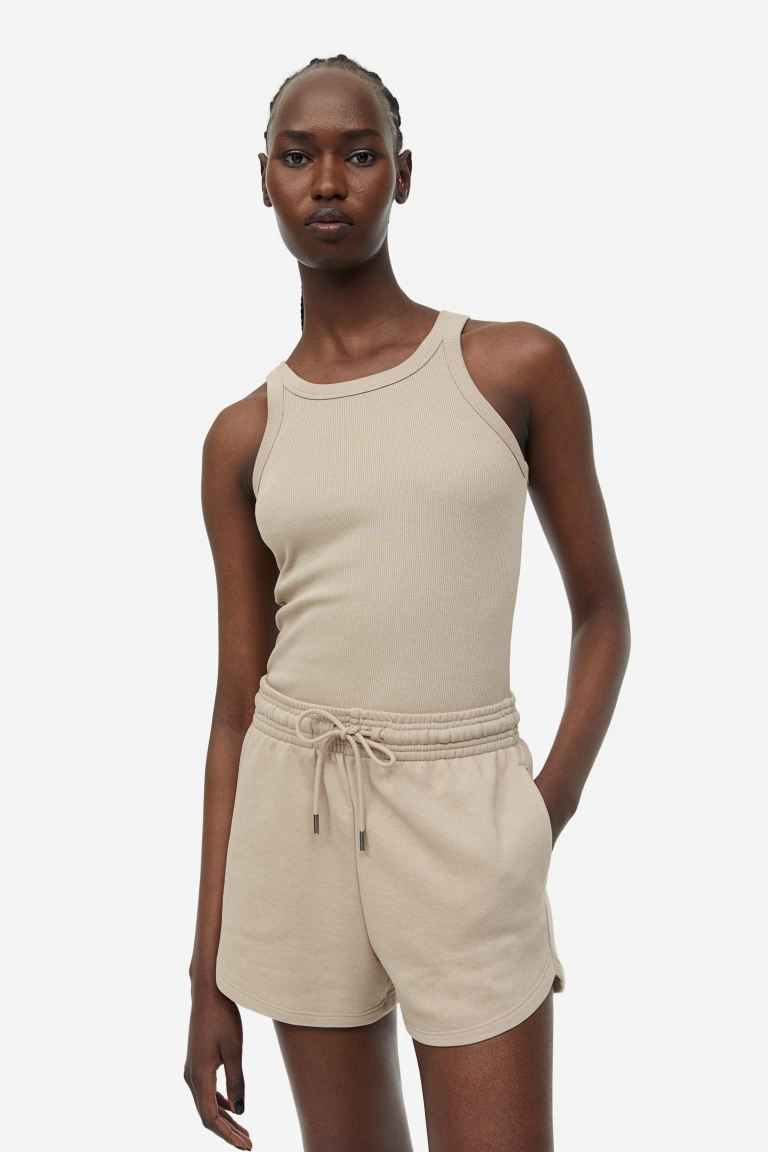 Pantalón corto en sudadera | H&M (FR, IT, ES, PT, BE)