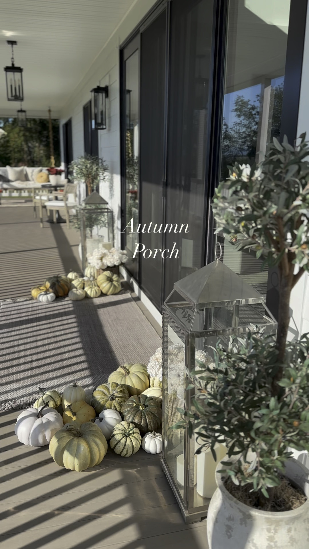 🍂Autumn Porch🍂

I love a gathered pumpkin moment, especially for the front entry and stairways. Linked some of my favorite faux pumpkins! I always have good luck at Michael’s and hobby lobby. The topiary olive trees are a staple for my porch almost year round and are 25% off right now with code HARVEST 
🍁🍂🤎🎃
Fall porch | fall porch inspo | fall decorating | fall door | faux pumpkins | neutral pumpkin decor | faux mums | fall front door decor 


#LTKHome #LTKFindsUnder50 #LTKSeasonal