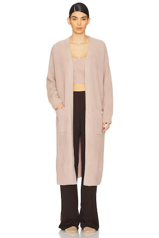Barefoot Dreams CozyChic Luxe High Slit Cardigan in Willow from Revolve.com | Revolve Clothing (Global)