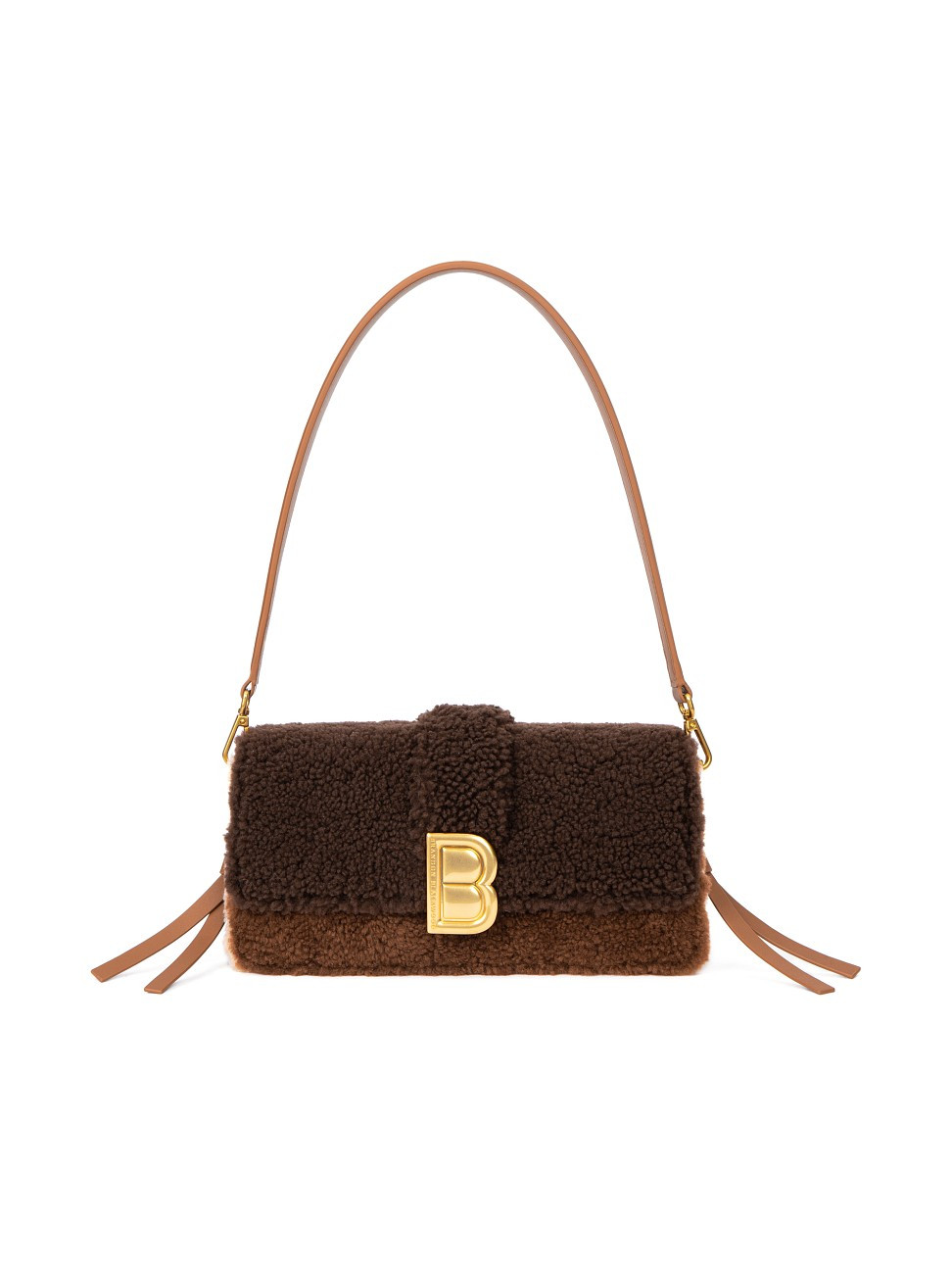 Women's Nia Shearling Shoulder Bag - Brown | Saks Fifth Avenue