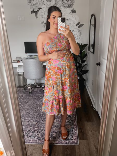 This Amazon dress is so cute! Not maternity but very perfect for those who need maternity! No zippers, just smocked top and very stretchy! I got my TTS medium 

Amazon finds summer dress maternity dress bumpstyle 

#LTKbump #LTKunder50 #LTKsalealert