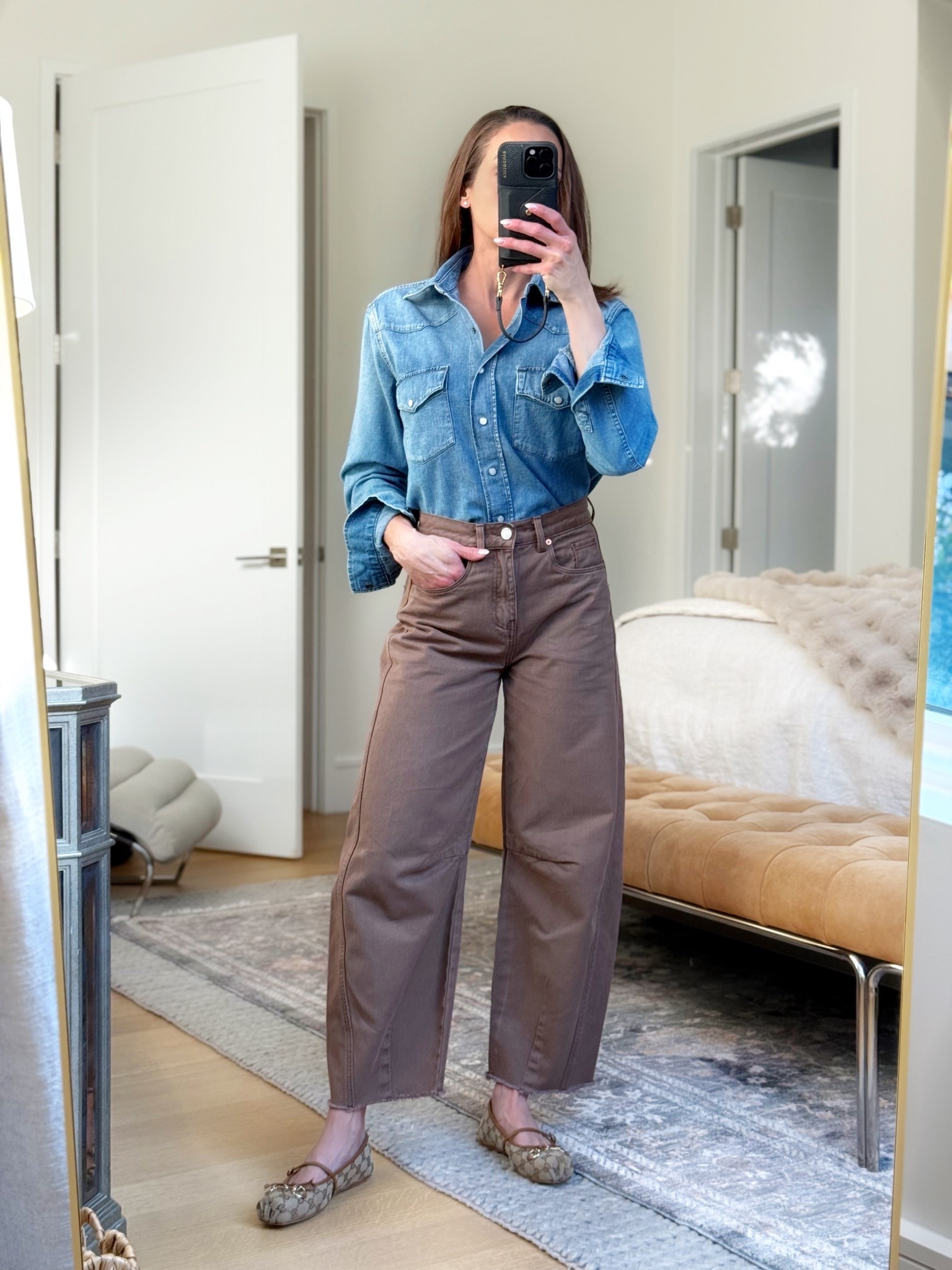 rotation of the denims, a short story. #western #citizensofhumanity #blanknyc #gucci #horsebitballet #LTKspring #LTKstyle #LTKclassic #LTKbasics #LTKneutral #LTKwardrobe #LTKdenim #LTKeveryday 

#LTKootd #LTKdayinmylife #LTKootd #LTKOver40