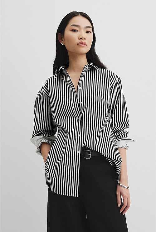 Oxford Stripe Shirt | Country Road