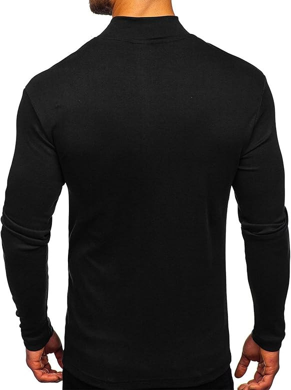 Rela Bota Mens Half Turtleneck Long Sleeve Pullover Basic Designed Undershirt Stretch Slim Fit Sw... | Amazon (US)