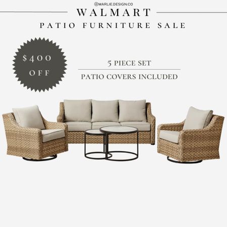 Walmart | Better Homes and Gardens | River Oaks Patio Set | conversation set | on sale | rollback | patio furniture | outdoor furniture 

#LTKSeasonal #LTKsalealert #LTKhome