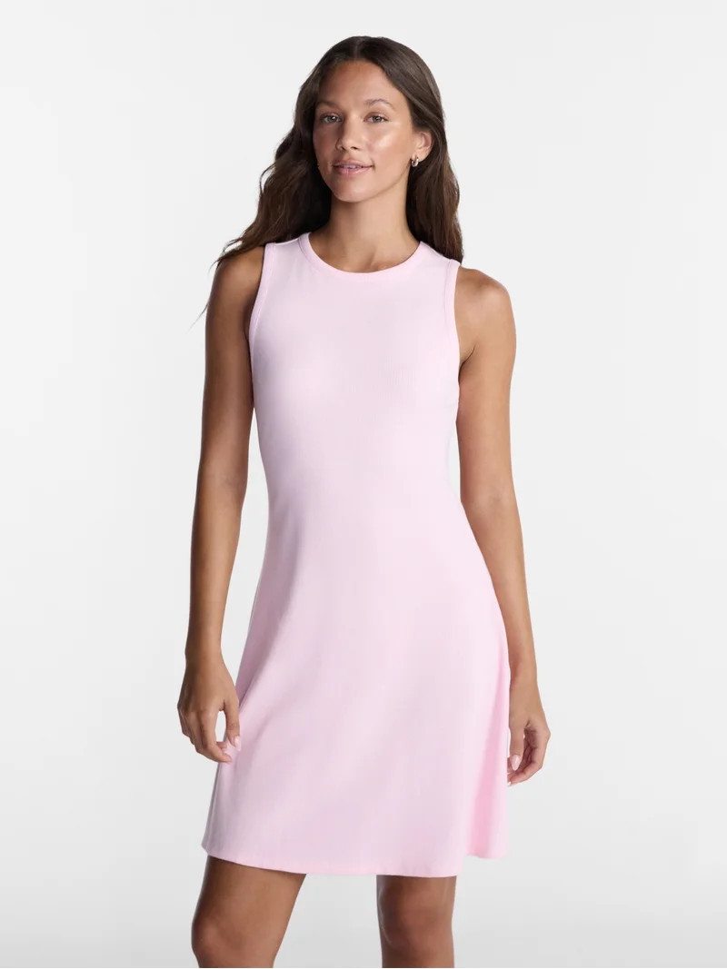 No Boundaries High Neck Mini Dress, Women's XXS-XXL | Walmart (US)