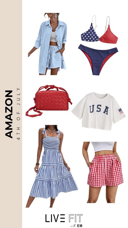 Celebrate the 4th of July in style with Amazon's festive picks! 🇺🇸✨ From star-spangled bikinis to chic summer dresses and patriotic tees, find everything you need to stay fashionable and cool this Independence Day. Don’t miss out on these red, white, and blue essentials! #July4th #AmazonFinds #SummerStyle

#LTKSeasonal #LTKFindsUnder50 #LTKStyleTip