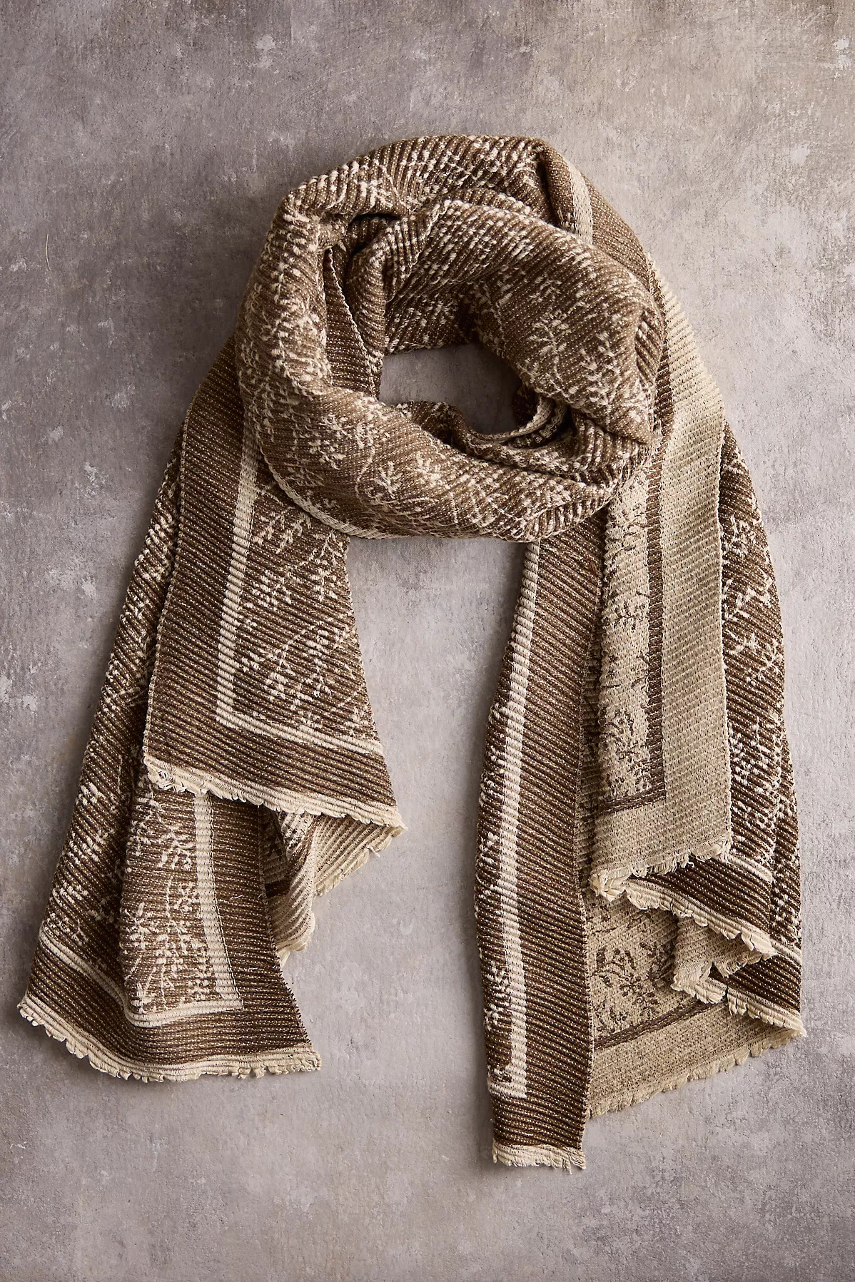 Garden Floral Crinkle Scarf | Anthropologie (US)