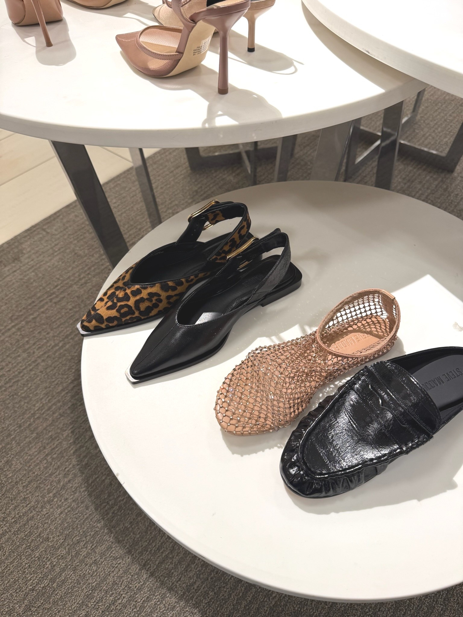 I saw these flats at Nordstrom and they all caught my eye! I love anything pointy toe and these are so chic! The sparkly ones are so cute and look comfy. The loafers that are mules also look so chic and comfortable. All look like such good picks for fall! Linked ⬆️

#Itkcreator #Itkfinds
#Itkwatchnow #flats #stevemadden
#sparklyflats #leopard #leopardshoes #fall #fallshoes #fallfashion #falloutfits

#LTKFindsUnder100 #LTKShoeCrush #LTKStyleTip