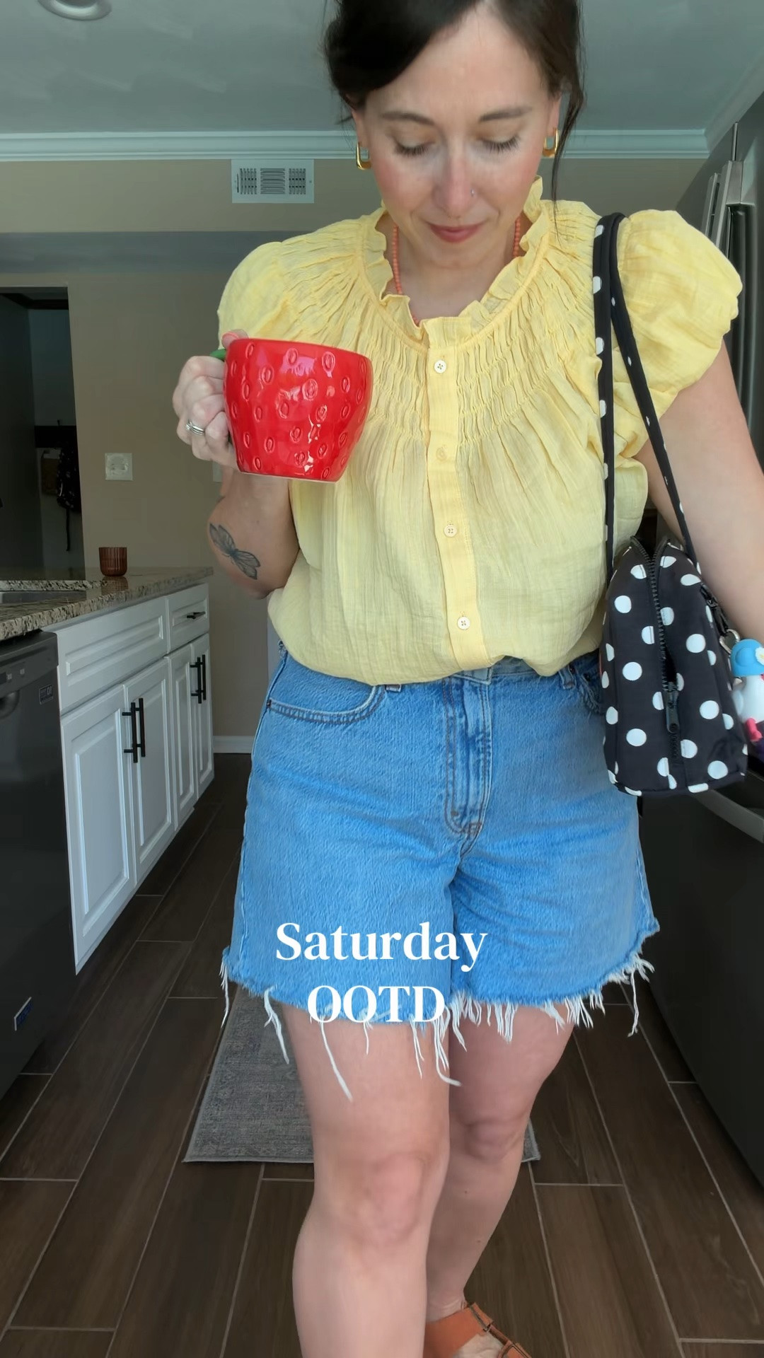 Saturday fit & these are my go to denim shorts! Perfect length and comfy fit.

#LTKootd