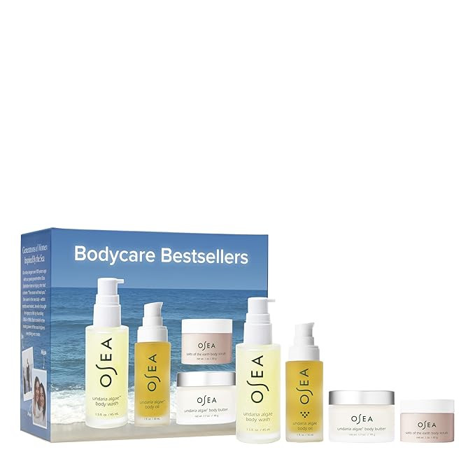 OSEA Bodycare Bestsellers Skincare Set - 4-piece Body Travel Set - 1oz - Body Oil, Body Butter, B... | Amazon (US)