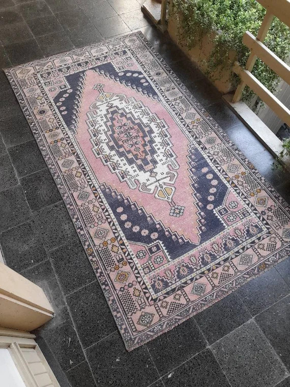 Oushak Rug Vintage Rug4.5x8.1ft FREE SHIPPING Ethnic Rug - Etsy | Etsy (US)