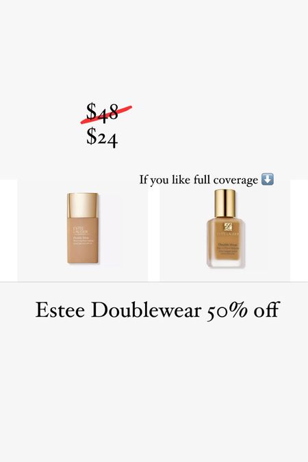 Ulta beauty deals 50% off Estee Lauded Doublewear 

#LTKsalealert #LTKbeauty #LTKunder50