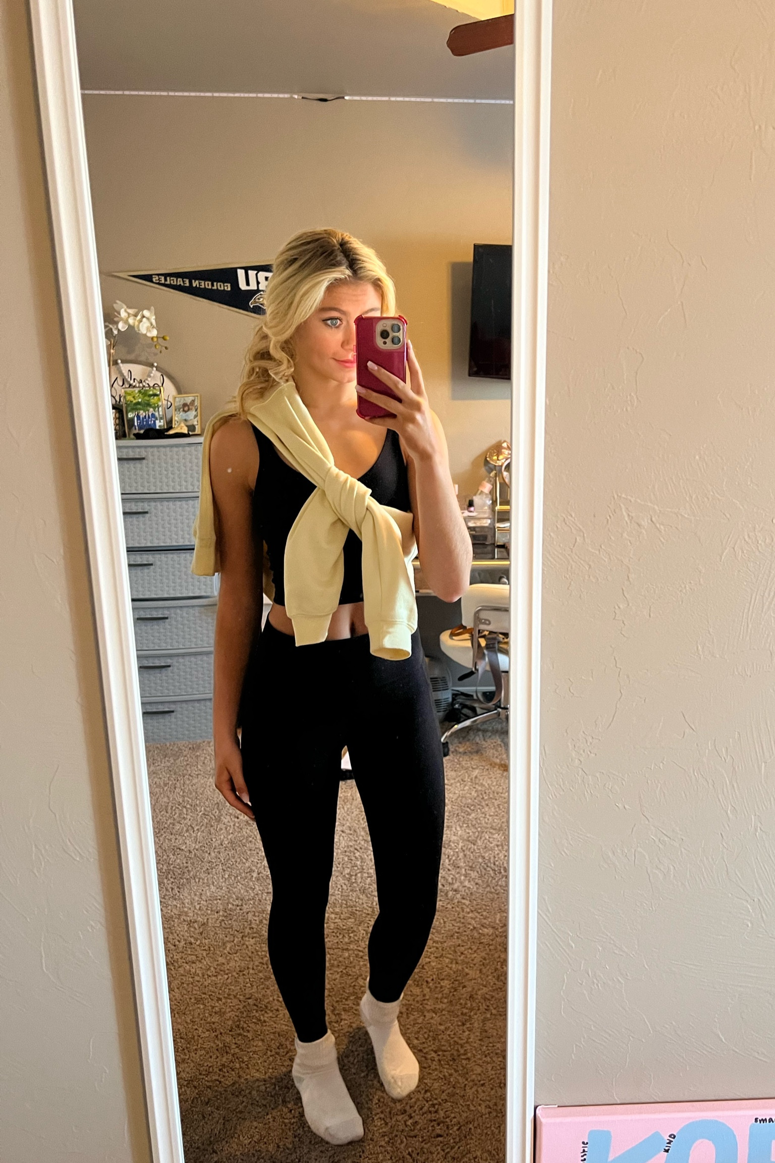 More of an outfit inspo! Top and bottom linked here! Size S in both! The sweatshirt is a random one I got in Colorado but I found a good one on Amazon linked here!

#LTKfit #LTKbeauty #LTKstyletip