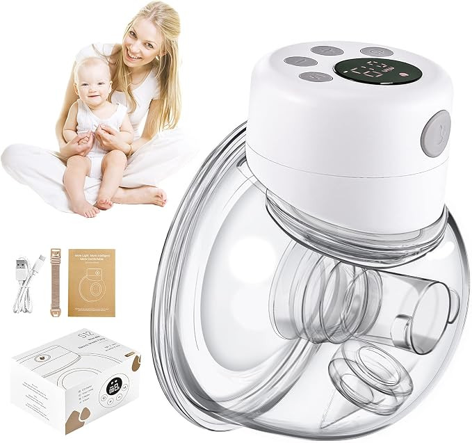 Wearable Breast Pump Hands Free Breast Pump Electric 2022 New,Wireless Portable Breast Pump with ... | Amazon (US)