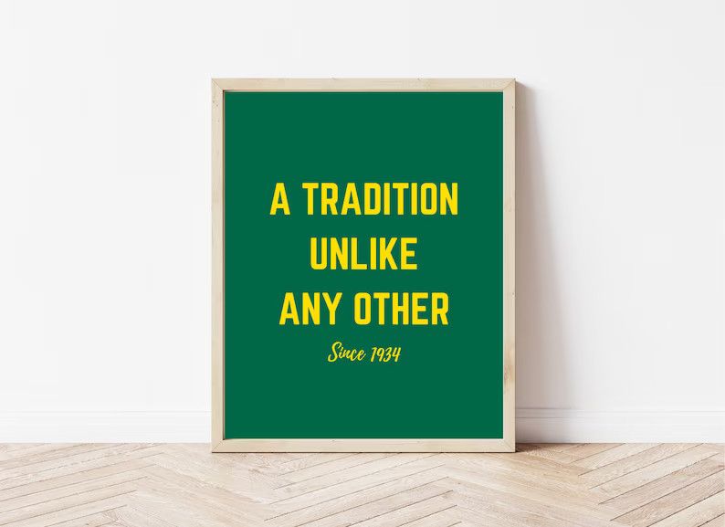 Masters Wall Decor | Golf Print | A Tradition Unlike Any Other | Masters Tournament | Golf Art | ... | Etsy (US)