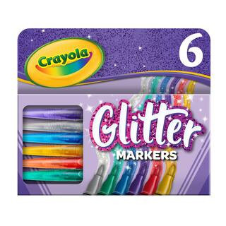 Crayola® 6 Color Glitter Markers | Michaels® | Michaels Stores
