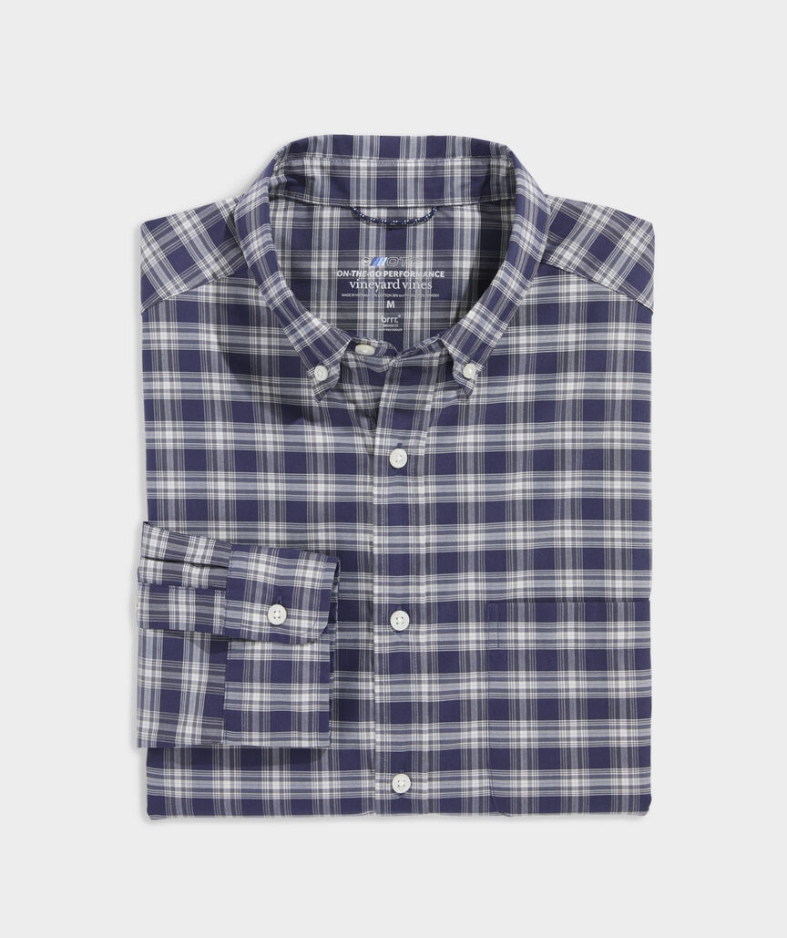 On-The-Go brrrº Tartan Shirt | vineyard vines