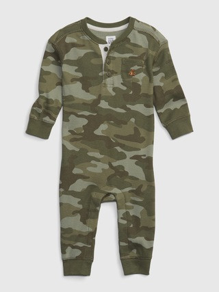 Baby Waffle Footless One-Piece | Gap (US)