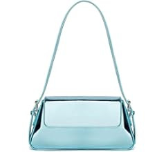 Hobo Bags for Women Patent Leather Tote Shiny Silver Purse Satchel Glossy Y2k Shoulder Bag Evenin... | Amazon (CA)