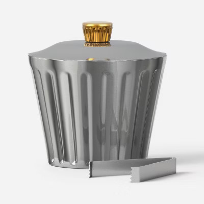 Stainless Steel Ice Bucket with Lid and Tong - Threshold™ | Target