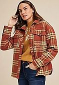 Shoreline Shortie Plaid Shacket​ | Maurices