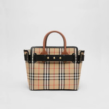 Click for more info about The Small Vintage Check Triple Stud Belt Bag