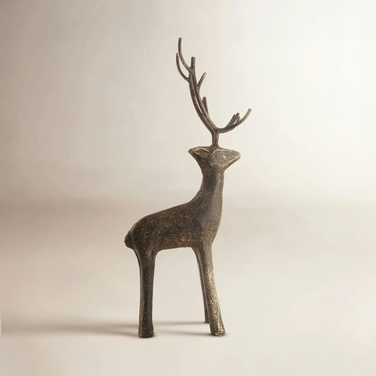 Cast Iron Standing Deer | Wayfair North America