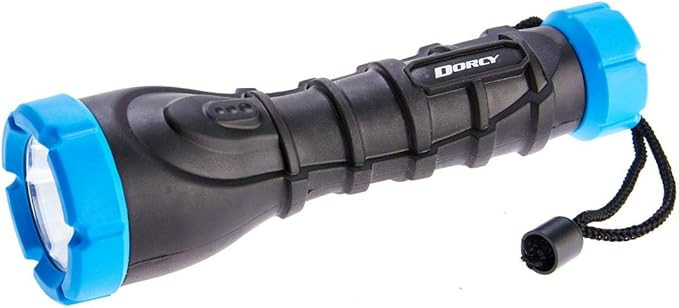 Dorcy 120-Lumen Weather Resistant LED Flashlight with Non-Slip Grip and Nylon Lanyard, Assorted C... | Amazon (US)