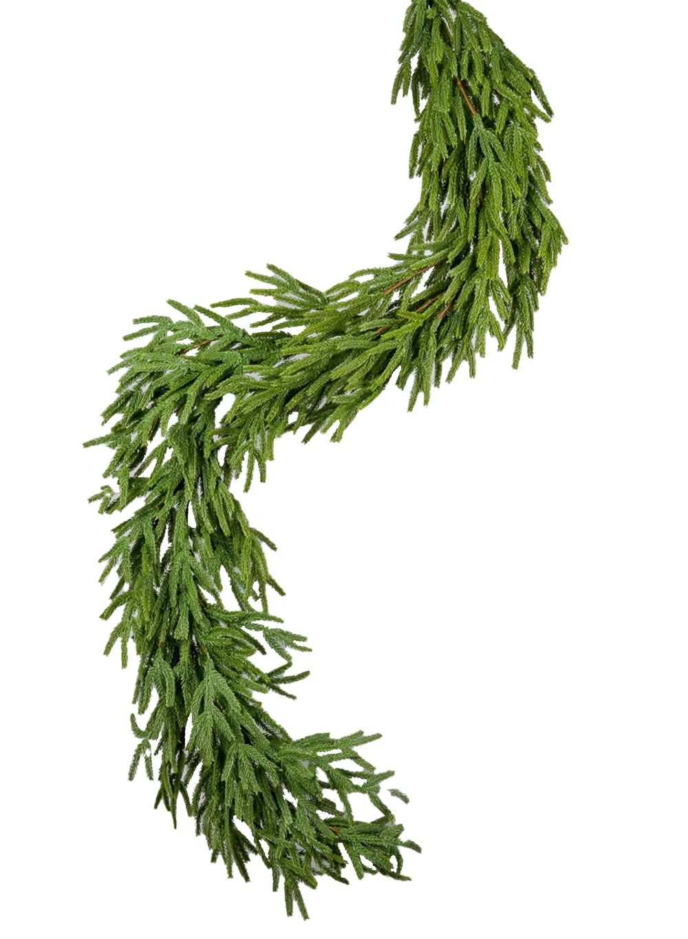 74" Evergreen Faux Pine Garland | Wayfair North America