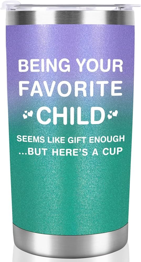 Mothers Day Mom Gifts from Daughter Son, 20 OZ Tumbler with Lid and Straw Birthday Gifts for Mom ... | Amazon (US)