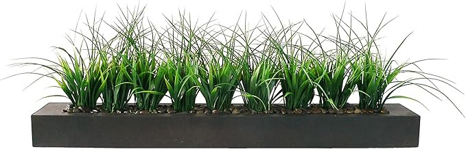Vintage Home Green Grass in Contemporary Wood Planter-VHA100056 Fake Plant | Amazon (US)