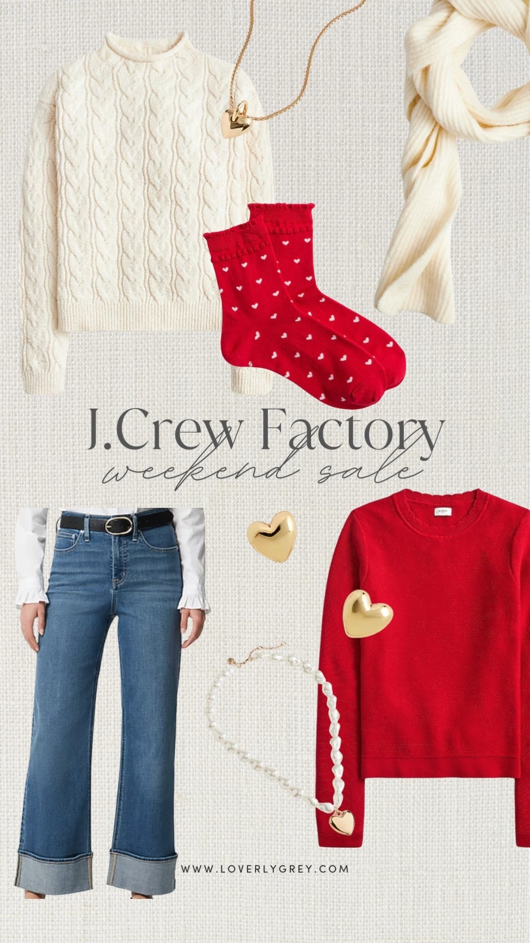 J.Crew Factory just dropped new arrivals and they are up to 70% off right now! Loving the red and white for Valentine’s Day! 

#LTKFindsUnder100 #LTKHoliday #LTKFindsUnder50