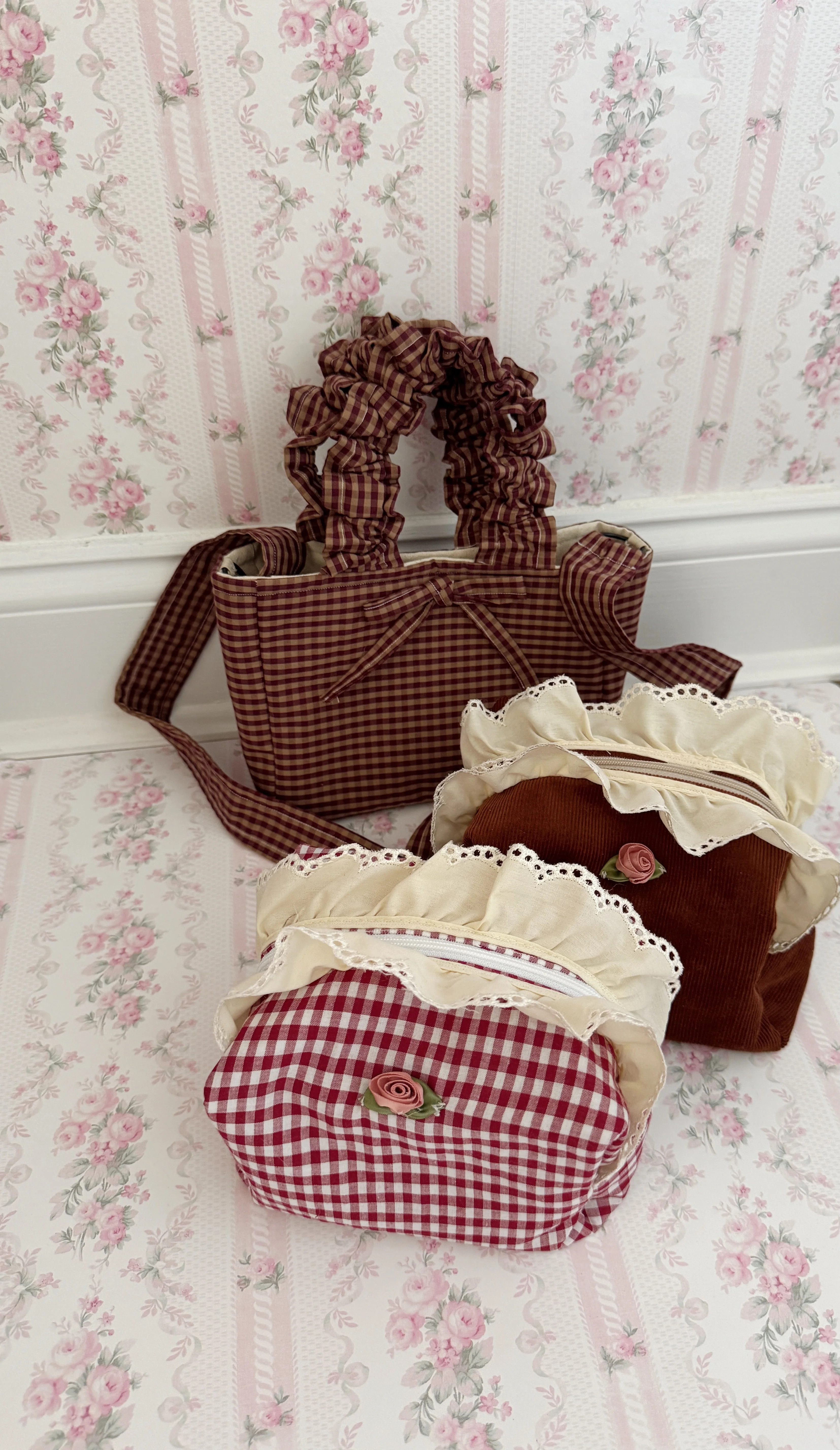 Gingham Maple Mini Crossbody Bag | Shop Your Darling Style