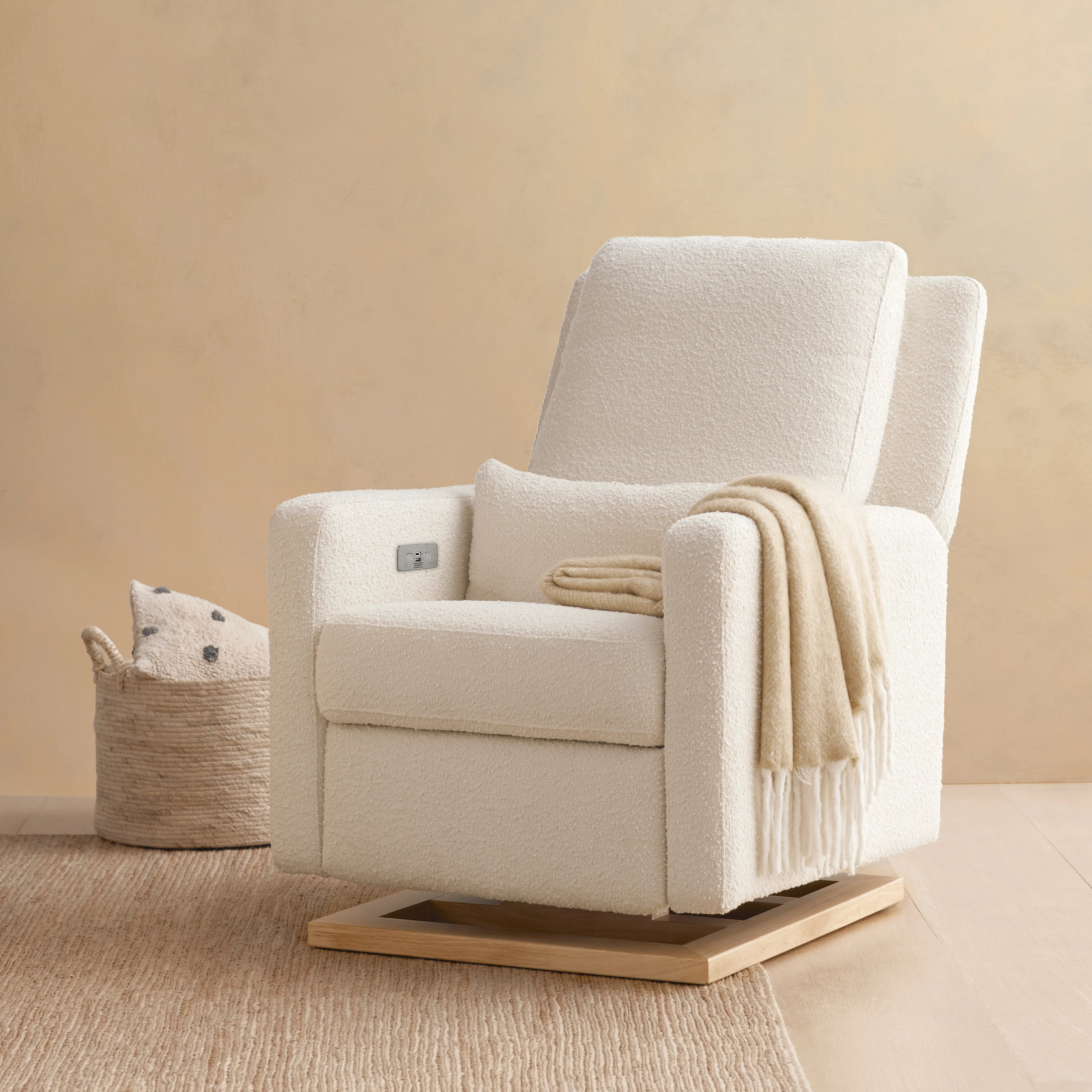 babyletto Sigi Electronic Recliner And Glider In Eco-Performance Fabric With USB Port | Water Rep... | Wayfair North America