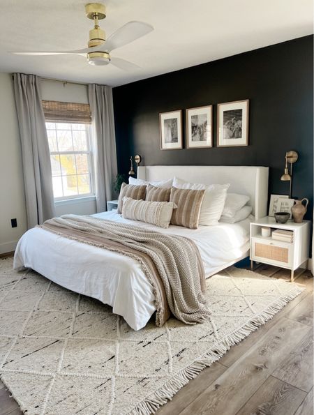 I designed this bedroom for my best friend and love the results! If your looking for a moody bedroom decor style use this as your inspo! 

#LTKFind #LTKhome