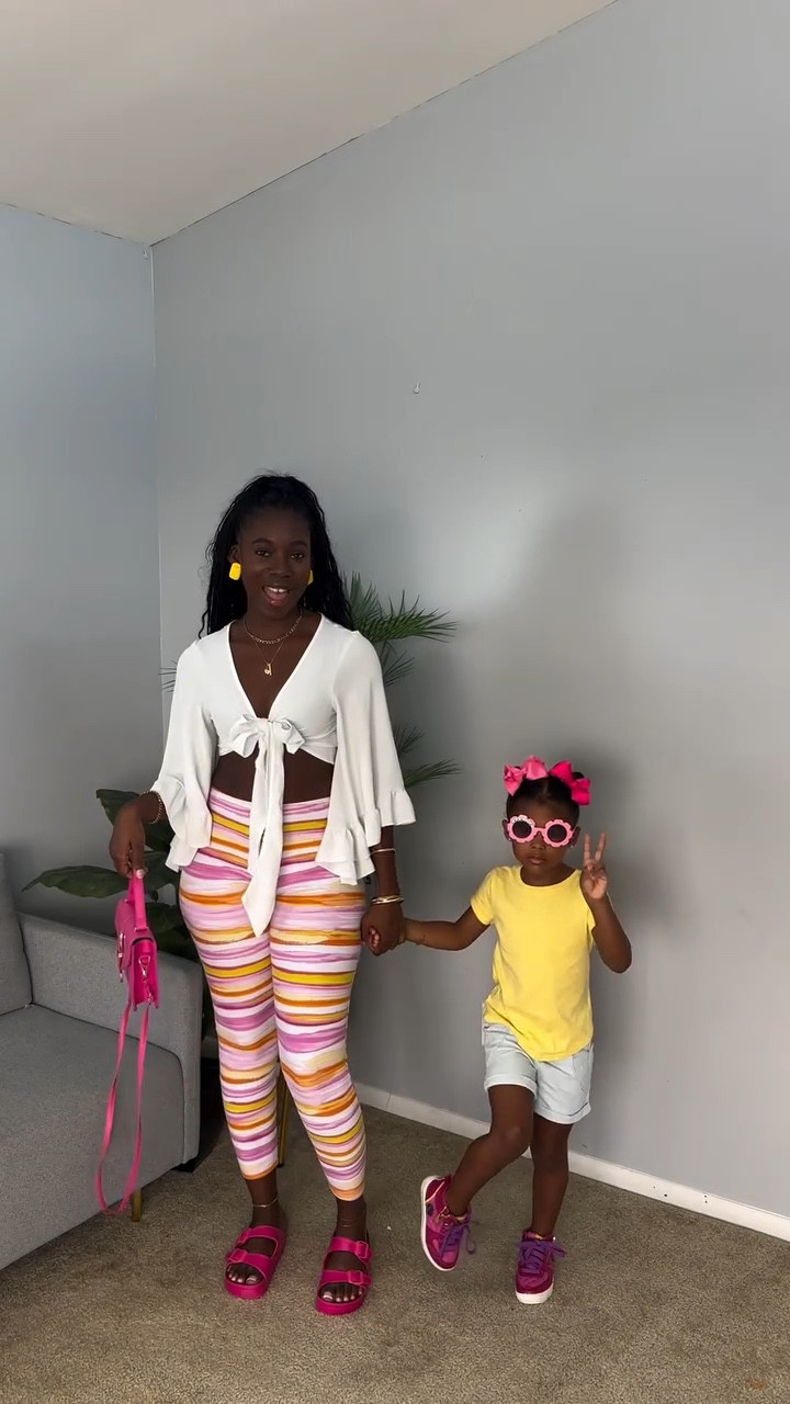 Mommy & Zakaiya Outfit Inspo 💐 #matchingmommymonday

Color summer outfit Inspo.

Watch til the end to see what my goal my girl accomplished! She’s really proud lol! Big girl but forever my little baby! 💪🏾 

Both outfits are linked on my LTK 🔗 linked in my bio!
•
•
•
•
#fashiontravel #fashiontravelblogger #styleinspo #vacationmode #minivlog #summeroutfit #outfitinspo #visitjamaica #mommyandmeoutfit #mommyandmefashion #momandmini #girlmom #momandmevacation