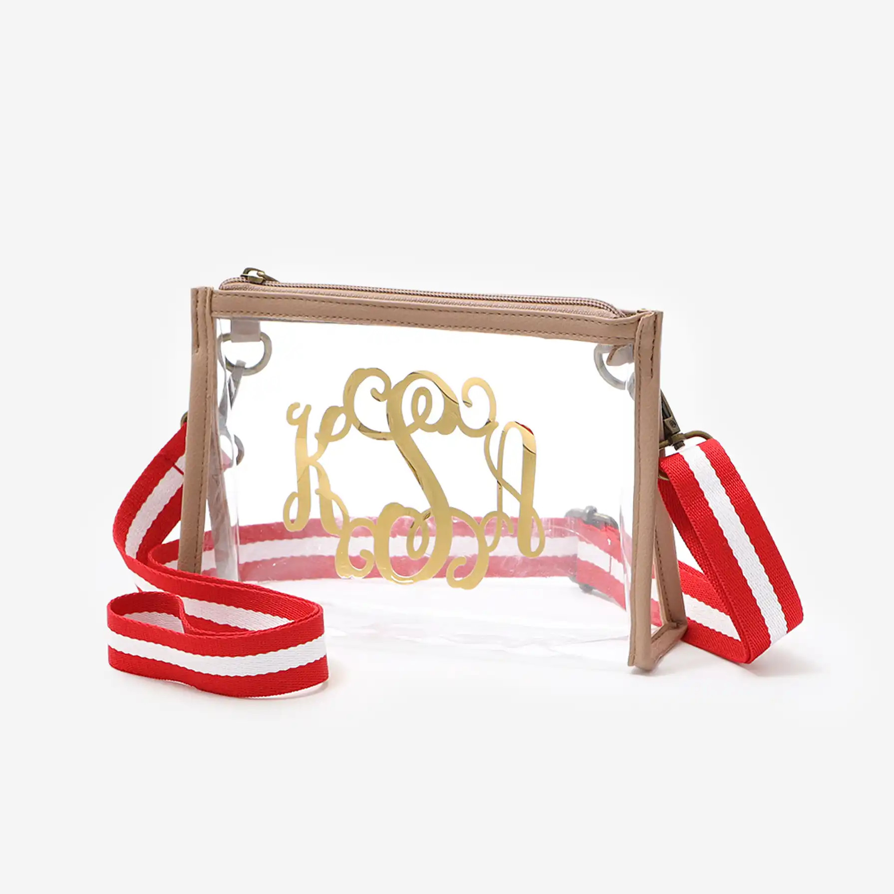 Personalized Clear Stadium Bag | Marleylilly