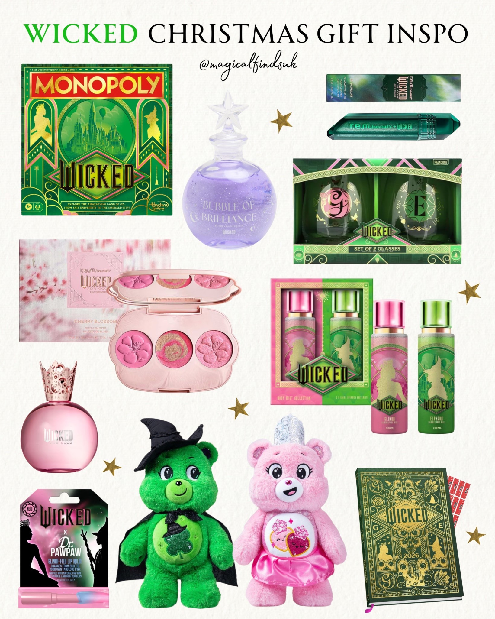 Wicked Movie gift inspo! 💚🪄💗✨

#LTKwinter #LTKfestive #LTKuk