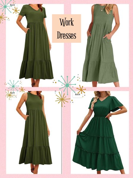 Flowy dresses with pockets
Maxi dress
Teacher outfit 
Casual dresses
Comfy dresses

#LTKworkwear #LTKunder50