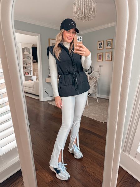 Dying for spring but also, going to miss winter puffers 😝 today's look is any easy athleisure look for running errands and school drop off! Top is skims! 

#LTKstyletip #LTKSeasonal #LTKfitness