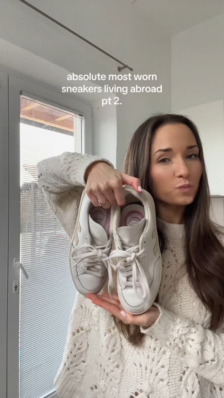 My absolute favorite white sneakers that go with everything. These are the V-10!! I have the V-12 as well in the metallic and love them too. Size a full size down! 

#LTKshoecrush #LTKstyletip