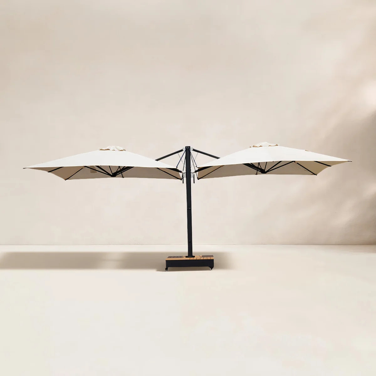 Menades Double-Sided Cantilever Umbrella with Base | Wayfair North America