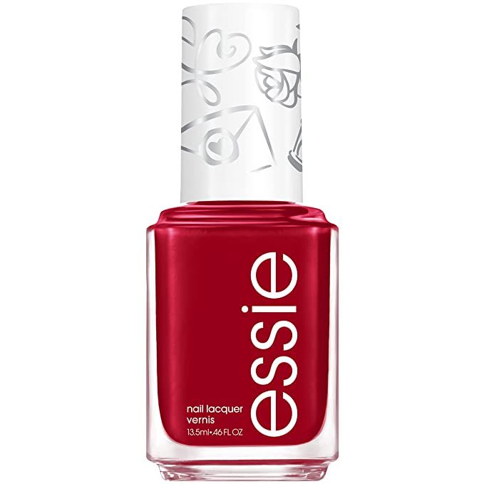 essie Vegan Nail Polish, Limited Edition Valentine's Day 2022 Collection, Deep Red, Love Note-Wor... | Amazon (US)
