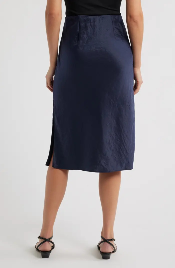 Satin Midi Slipskirt | Nordstrom Rack