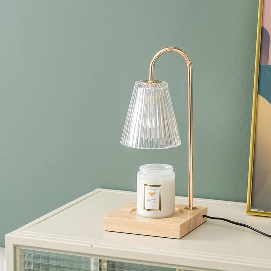 Candle Warmer Lamp，OKYUK Compatible with Jar Candles Vintage Electric Candle Lamp Dimmable Cand... | Amazon (UK)