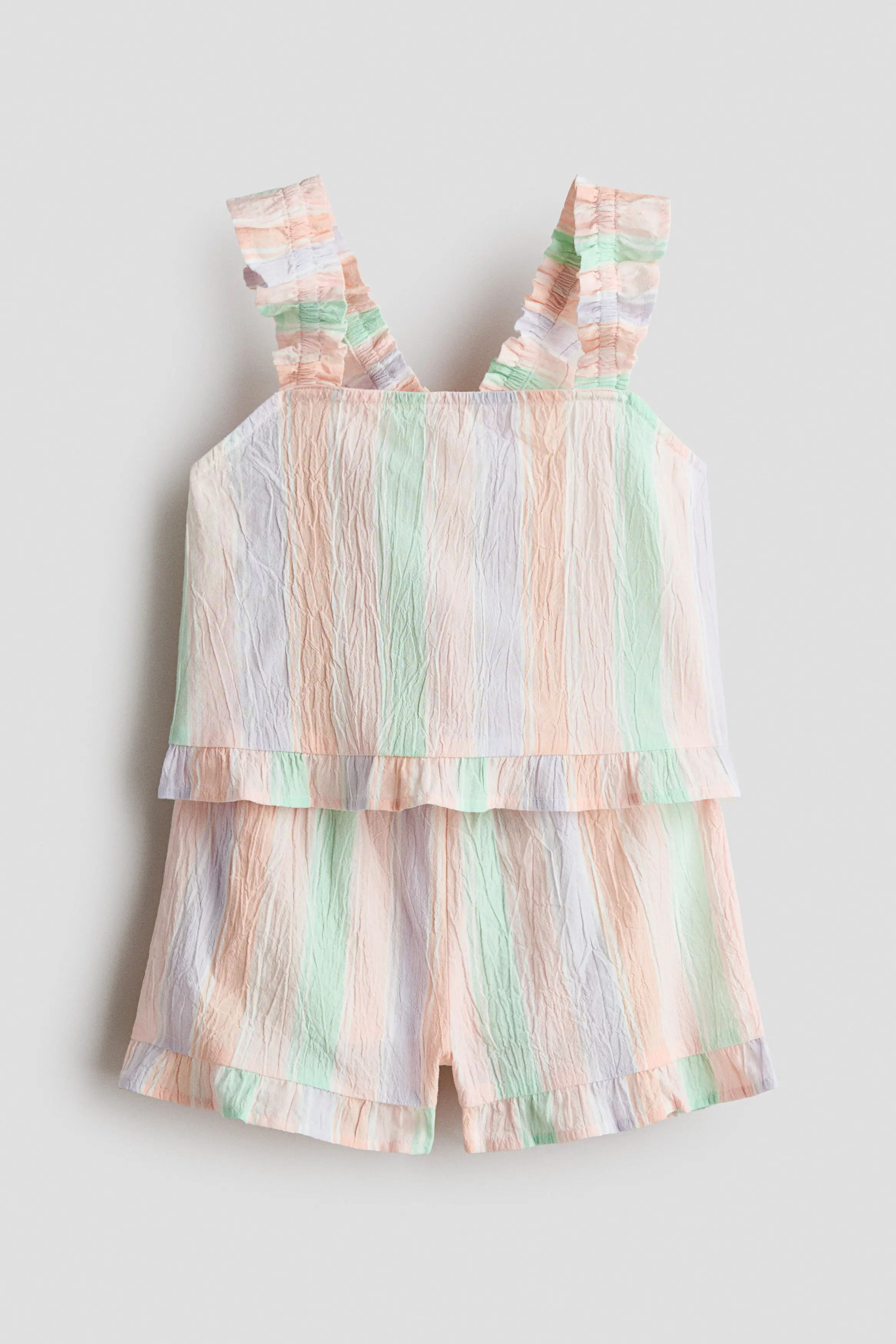2-piece ruffle-trimmed cotton set (Women) | Nordstrom | Nordstrom