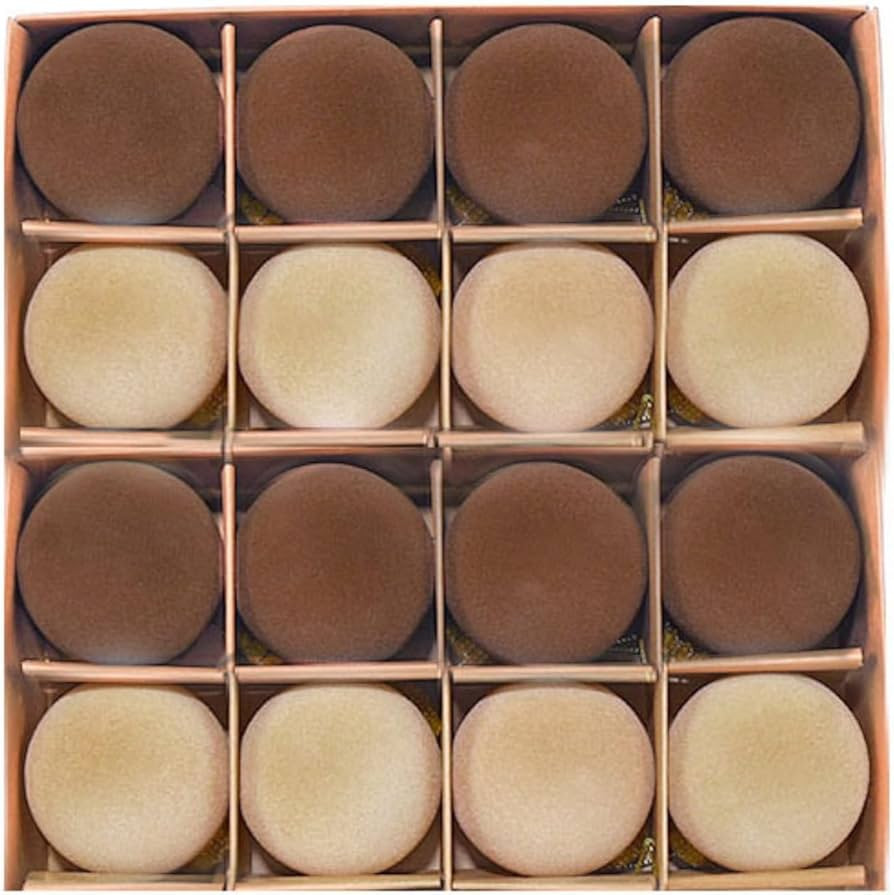 MALOKI 16 Pcs Velvet Christmas Ornaments for Christmas Tree Flocked Christmas Ornaments 2.36 Inch... | Amazon (US)