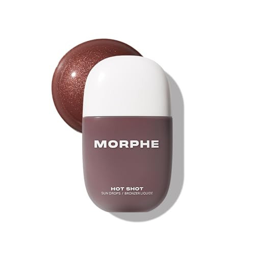 Morphe Hot Shot Sun Bronzing Drops - Waterweight Liquid Bronzer Drops with Niacinamide for Glowing Skin, Hydration & a Natural Radiant Finish - Rich Beach (1 Fl Oz) | Amazon (US)